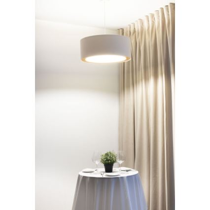 Lustre pendente BOHO TRINITI com cabo, 1xE27/60W/230V, Ø 50 cm, creme
