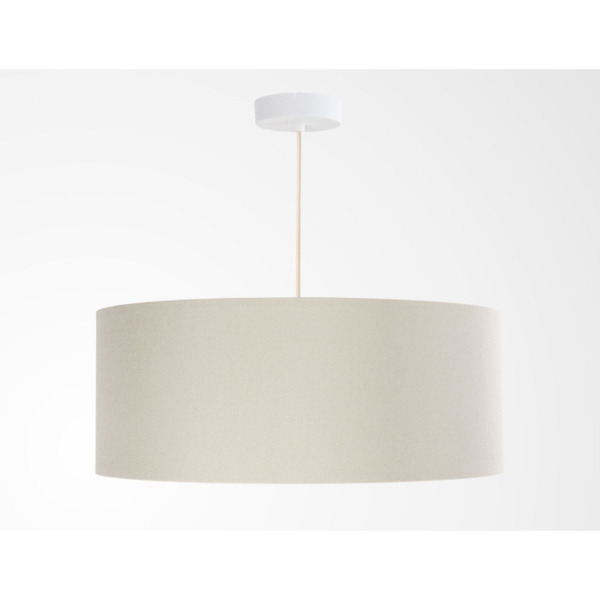 Lustre pendente BOHO TRINITI com cabo, 1xE27/60W/230V, Ø 50 cm, creme