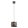 Lustre pendente com cabo ASLI 1xE27/15W/230V, castanho