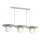 Lustre pendente com cabo FLAT 3xE27/15W/230V bege