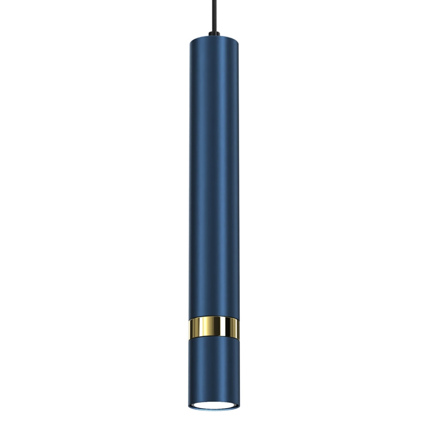 Lustre pendente com cabo JOKER 1xGU10/25W/230V azul/dourado
