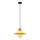 Lustre pendente com cabo MANAVGAT 1xE27/40W/230V amarelo/marrom