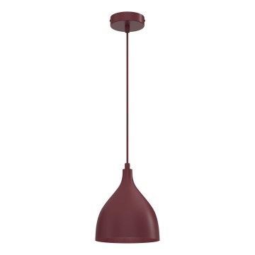 Lustre pendente com cabo NOAK CLASSIC 1xE27/15W/230V bordô