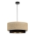 Lustre pendente com cabo SARTA 1xE27/60W/230V Ø 45 cm preto/juta