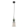 Lustre pendente com cabo SOPHIA 1xE14/10W/230V preto/verde/bege fumê