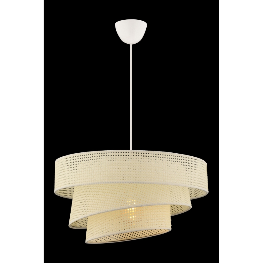 Lustre pendente em cabo COUPER 1xE27/60W/230V branco