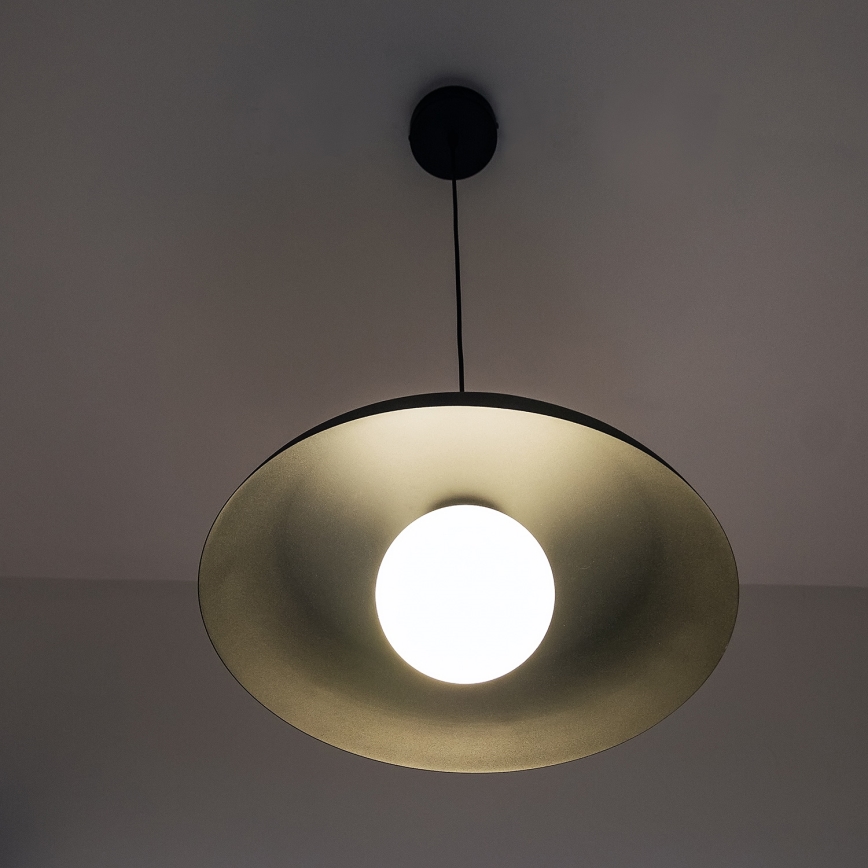 Lustre pendente em cabo ECLIPSE 1xE27/15W/230V preto