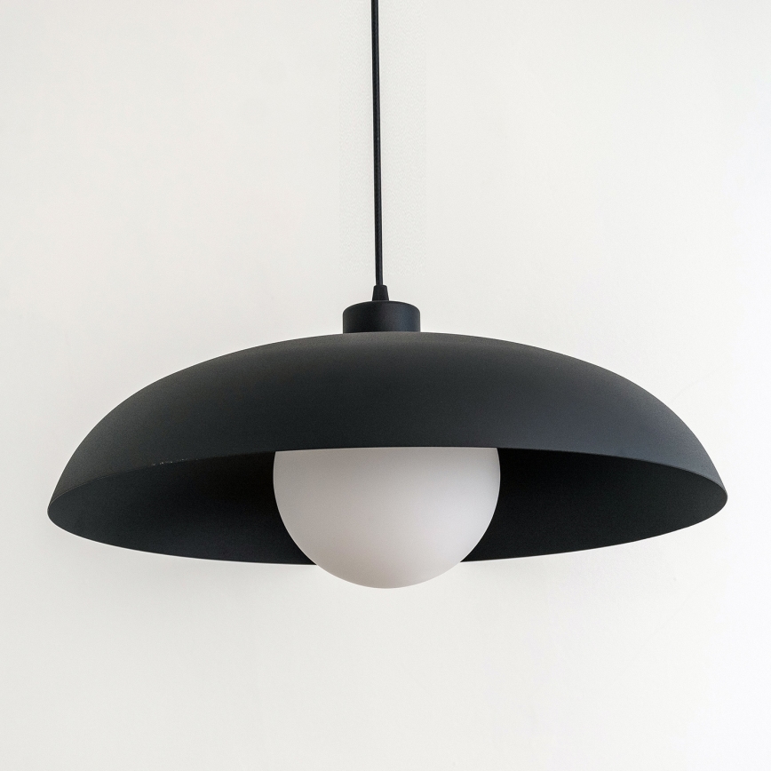 Lustre pendente em cabo ECLIPSE 1xE27/15W/230V preto