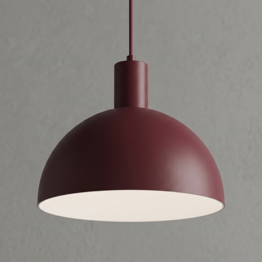 Lustre pendente em cabo HANDA 1xE27/15W/230V bordô