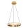 Lustre pendente em cabo JESI LED/22W/230V 3000K Ø 40 cm dourado
