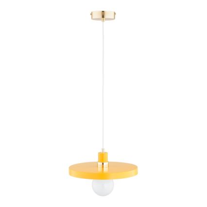 Lustre pendente em cabo LITO 1xE27/15W/230V amarelo