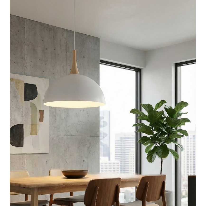 Lustre pendente em cabo NAUTICA 1xGX53/12W/230V branco