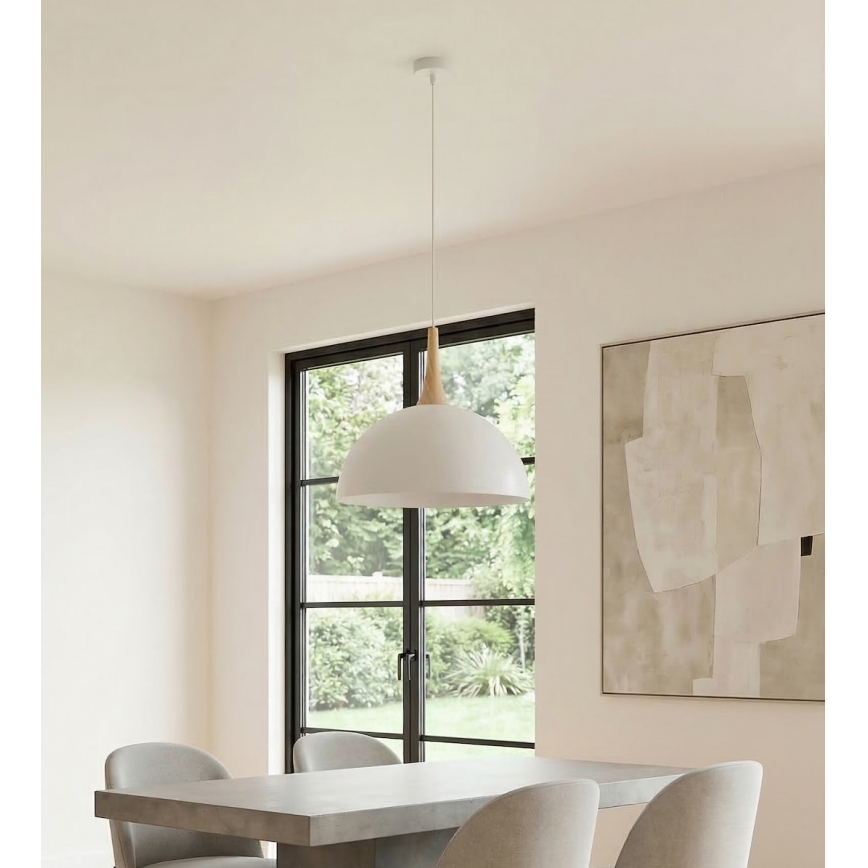 Lustre pendente em cabo NAUTICA 1xGX53/12W/230V branco