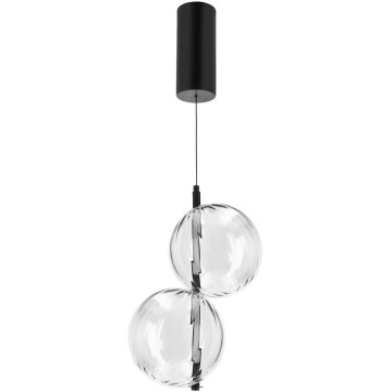 Lustre pendente em cabo PLAYA LED/10W/230V, preto