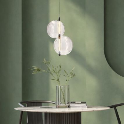 Lustre pendente em cabo PLAYA LED/10W/230V, preto