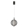 Lustre pendente em cabo PUMA LED/10W/230V, diâmetro 20 cm, preto