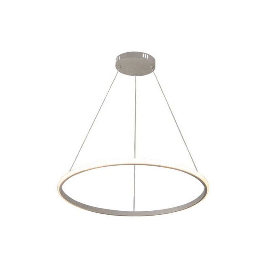 Lustre LED dimerizável suspenso por cabo, 32W/230V, 3000-6500K, diâmetro 60 cm + controlo remoto