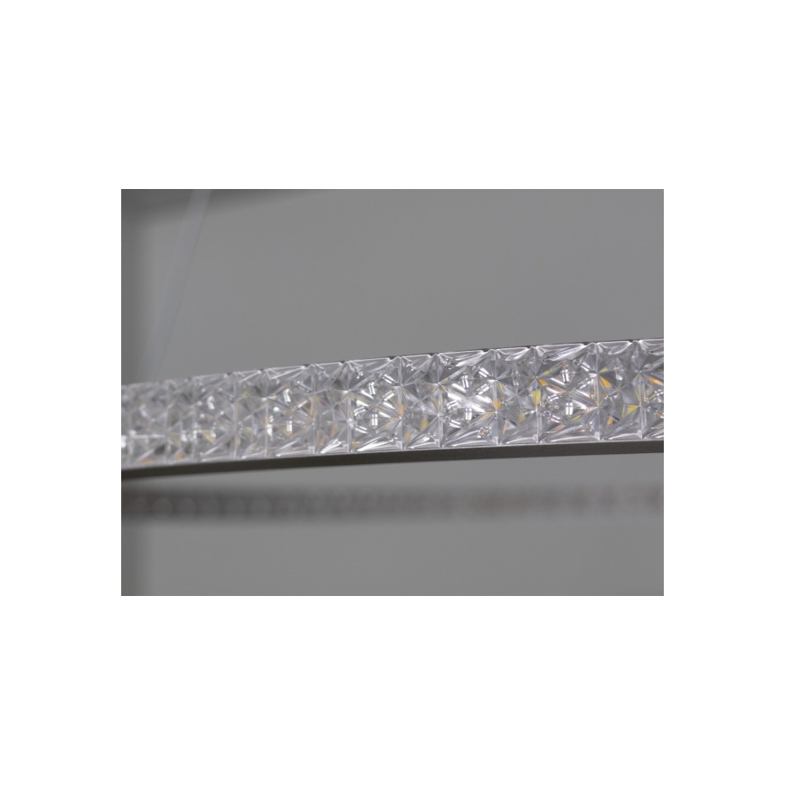 Lustre LED regulável suspenso por cabo LED/90W/230V 3000-6500K diâmetro 60 cm + comando remoto