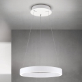 Lustre pendente LED dimerizável em cabo KOLK LED/40W/230V 2700/3000/4000K Ø 40 cm branco