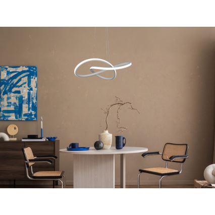 Lustre pendente LED regulável em cabo LED/65W/230V 3000-6500K Ø 49 cm + comando remoto