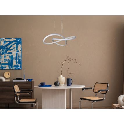 Lustre pendente LED regulável em cabo LED/65W/230V 3000-6500K Ø 49 cm + comando remoto