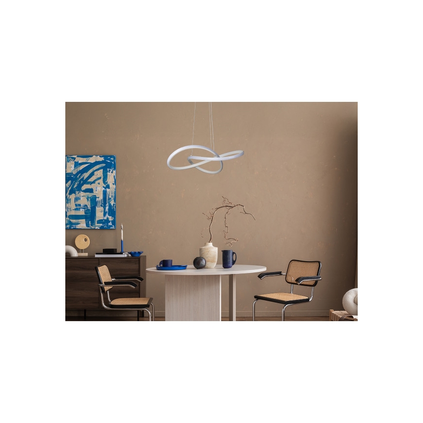 Lustre pendente LED regulável em cabo LED/65W/230V 3000-6500K Ø 49 cm + comando remoto