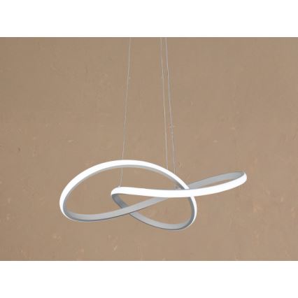 Lustre pendente LED regulável em cabo LED/65W/230V 3000-6500K Ø 49 cm + comando remoto