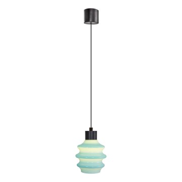 Lustre pendente LED em cabo CACTUS LED/3W/230V 3000K preto/azul