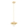 Lustre pendente MIKO com cabo 1xE27/15W/230V amarelo/bege