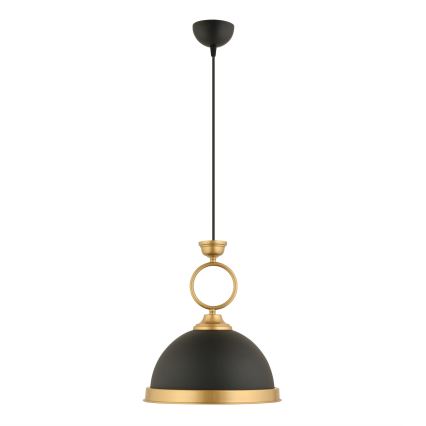 Lustre pendente MONZA com cabo 1xE27/40W/230V Ø 30 cm preto/bronze