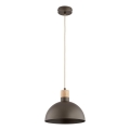 Lustre pendente NEOMI 1xE27/15W/230V castanho