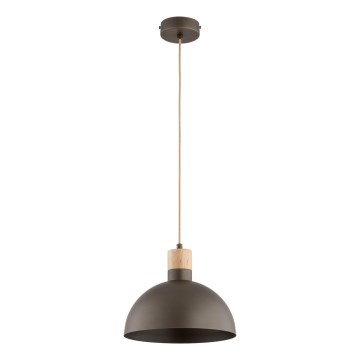 Lustre pendente NEOMI 1xE27/15W/230V castanho