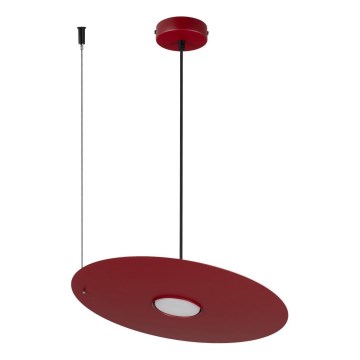 Lustre pendente PIATTO 1xGX53/15W/230V, diâmetro 35 cm, cor vinho