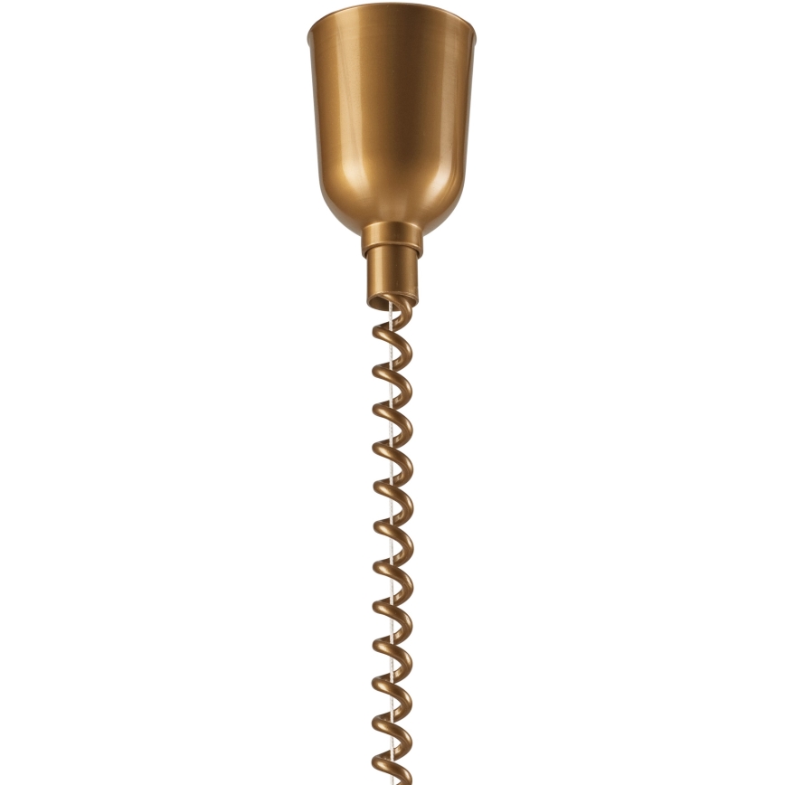 Lustre retrátil CHIARA 1xE27/60W/230V castanho/buche