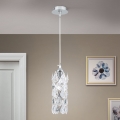 Lustre RITA suspenso em cabo, 1xG9/40W/230V, cromado brilhante