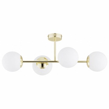 Lustre sobreposto GLORENA 4xE14/10W/230V dourado