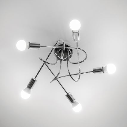Lustre sobreposto OXFORD 5xE27/15W/230V cromo polido