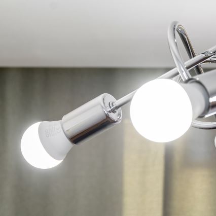 Lustre sobreposto OXFORD 5xE27/15W/230V cromo polido