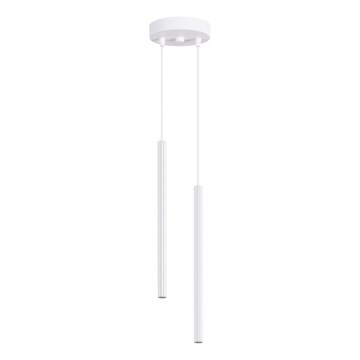 Lustre suspenso ARCHE em cabo 2xG9/8W/230V, branco