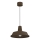 Lustre suspenso CLASS 1xE27/15W/230V, castanho