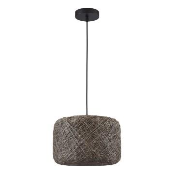 Lustre suspenso CLEA em cabo 1xE27/20W/230V, diâmetro 30 cm, antracite