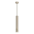 Lustre suspenso com cabo ALTRO 1xGU10/8W/230V bege
