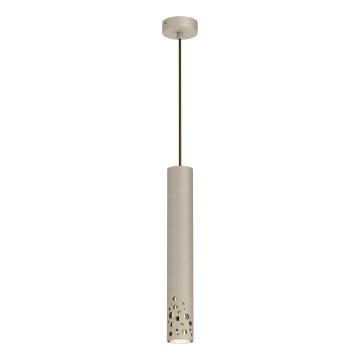 Lustre suspenso com cabo ALTRO 1xGU10/8W/230V bege