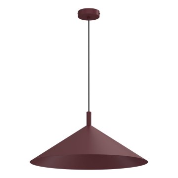 Lustre suspenso com cabo ANEGA 1xGX53/15W/230V diâmetro 50 cm bordô