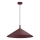 Lustre suspenso com cabo ANEGA 1xGX53/15W/230V diâmetro 50 cm bordô