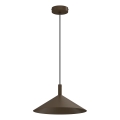 Lustre suspenso com cabo ANEGA 1xGX53/15W/230V Ø 30 cm castanho