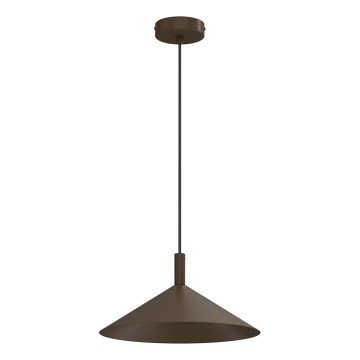 Lustre suspenso com cabo ANEGA 1xGX53/15W/230V Ø 30 cm castanho