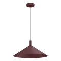 Lustre suspenso com cabo ANEGA 1xGX53/15W/230V Ø 40 cm bordô