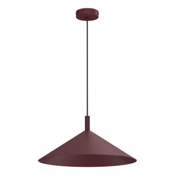 Lustre suspenso com cabo ANEGA 1xGX53/15W/230V Ø 40 cm bordô