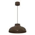 Lustre suspenso com cabo BASCA 1xE27/15W/230V castanho